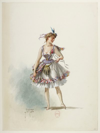 Saint-Saëns - Henry VIII - Costume Designs - Lacoste - 51. Costume by Eugene Lacoste